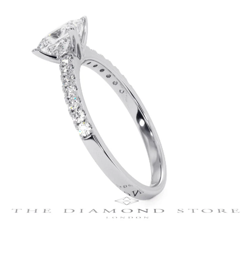 Katerina GIA Princess Diamond Engagement Ring Platinum 1.50ct G/SI2 - Image 145
