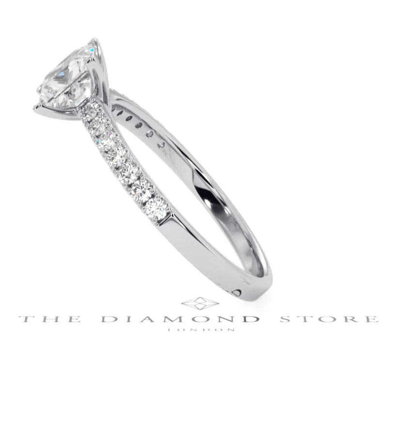 Katerina GIA Princess Diamond Engagement Ring Platinum 1.50ct G/SI2 - Image 148