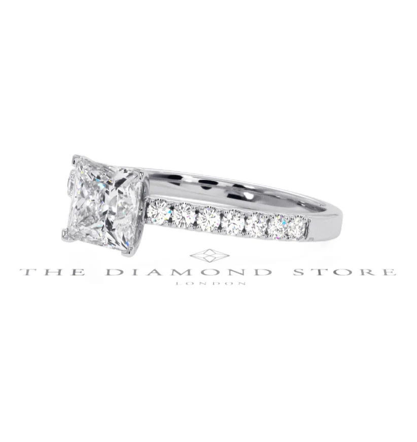 Katerina GIA Princess Diamond Engagement Ring Platinum 1.50ct G/SI2 - Image 160