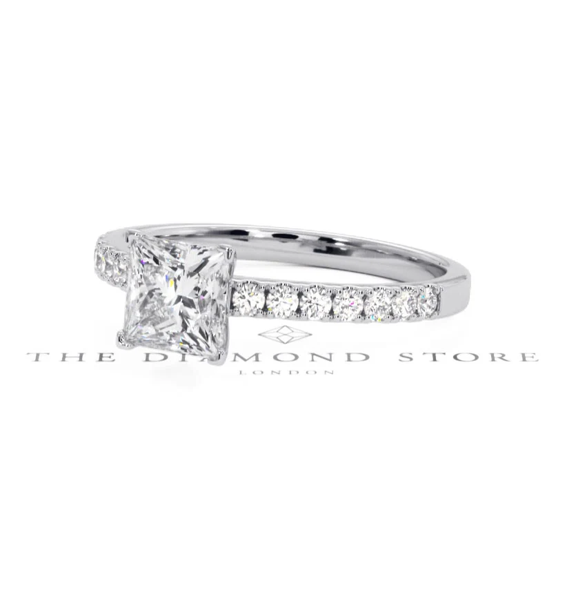 Katerina GIA Princess Diamond Engagement Ring Platinum 1.50ct G/SI2 - Image 162