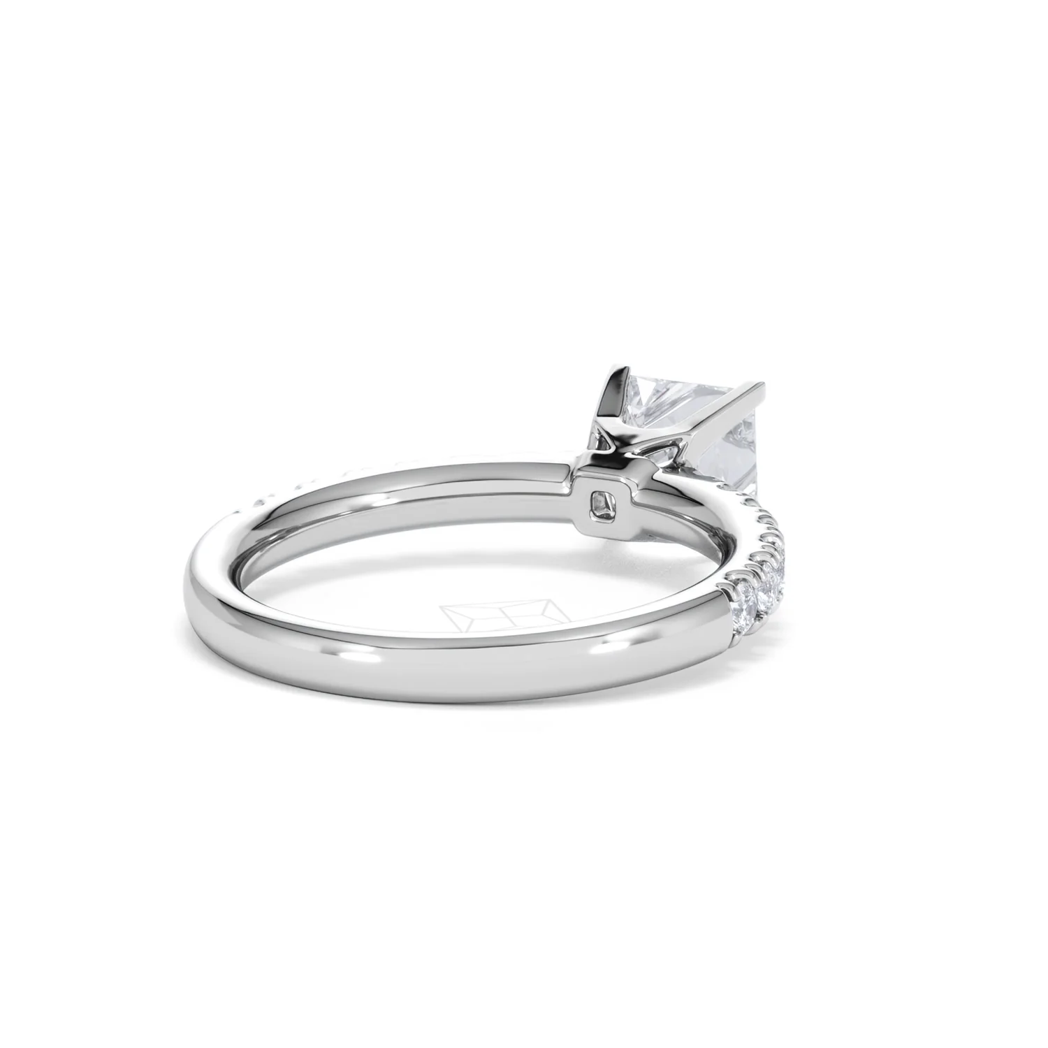 Katerina GIA Princess Diamond Engagement Ring Platinum 1.50ct G/SI2 - Image 45