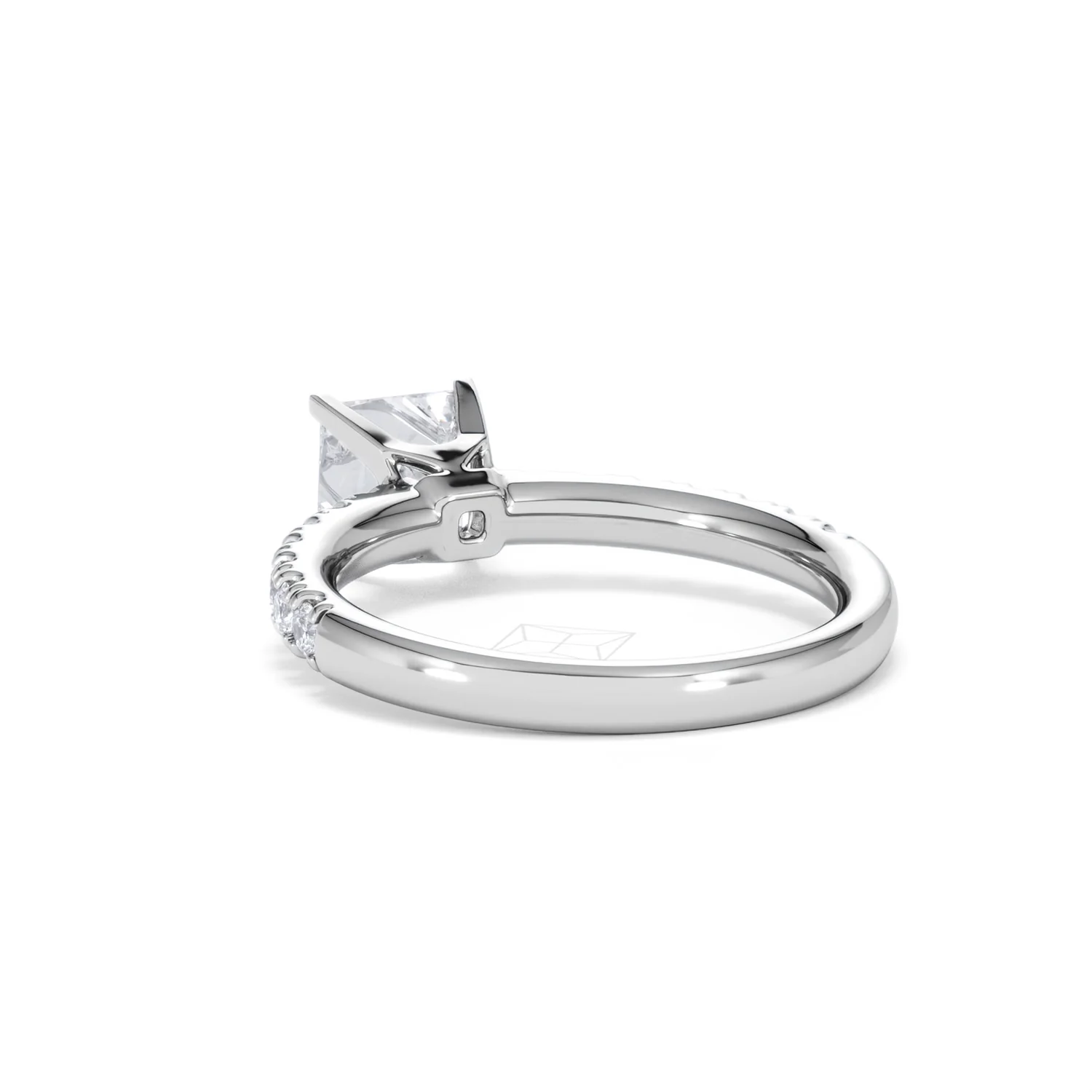 Katerina GIA Princess Diamond Engagement Ring Platinum 1.50ct G/SI2 - Image 58