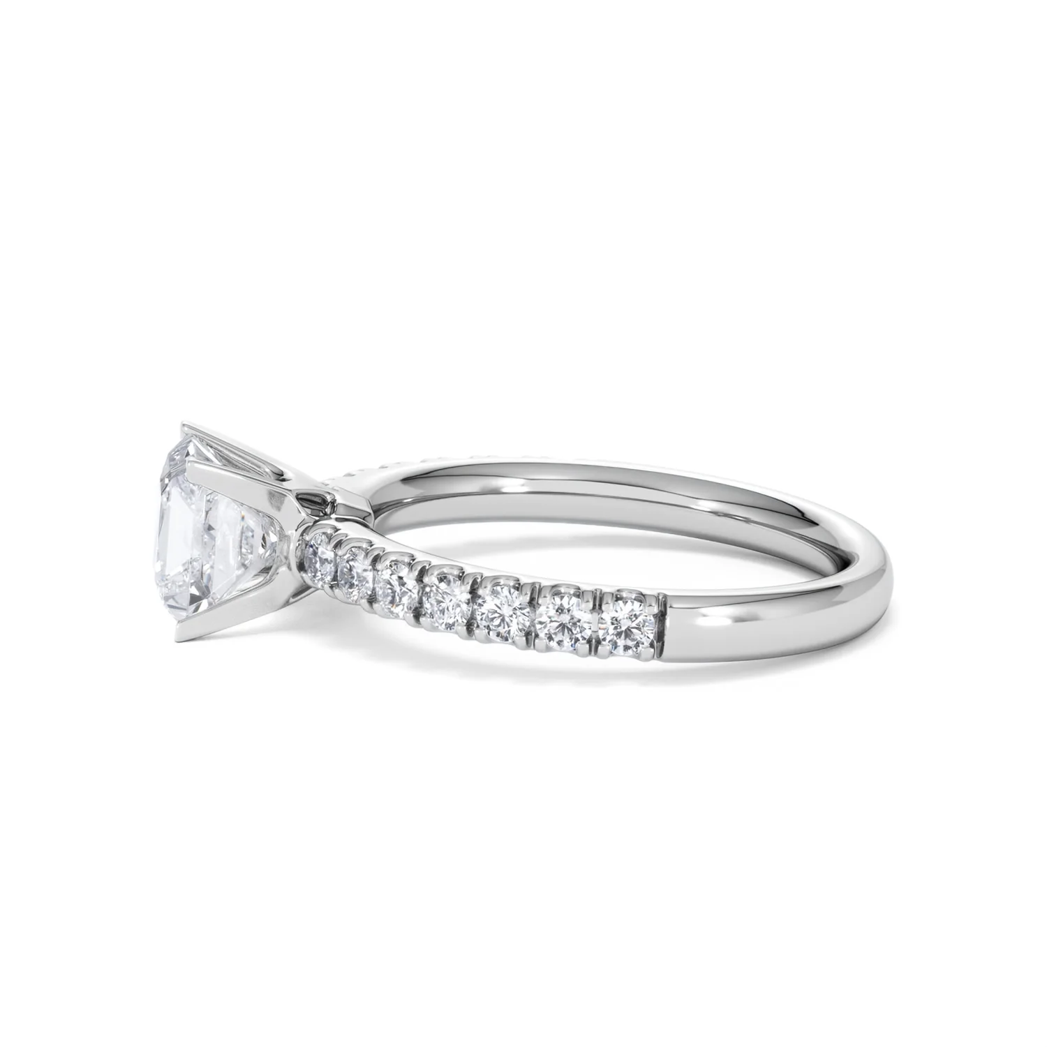 Katerina GIA Princess Diamond Engagement Ring Platinum 1.50ct G/SI2 - Image 73
