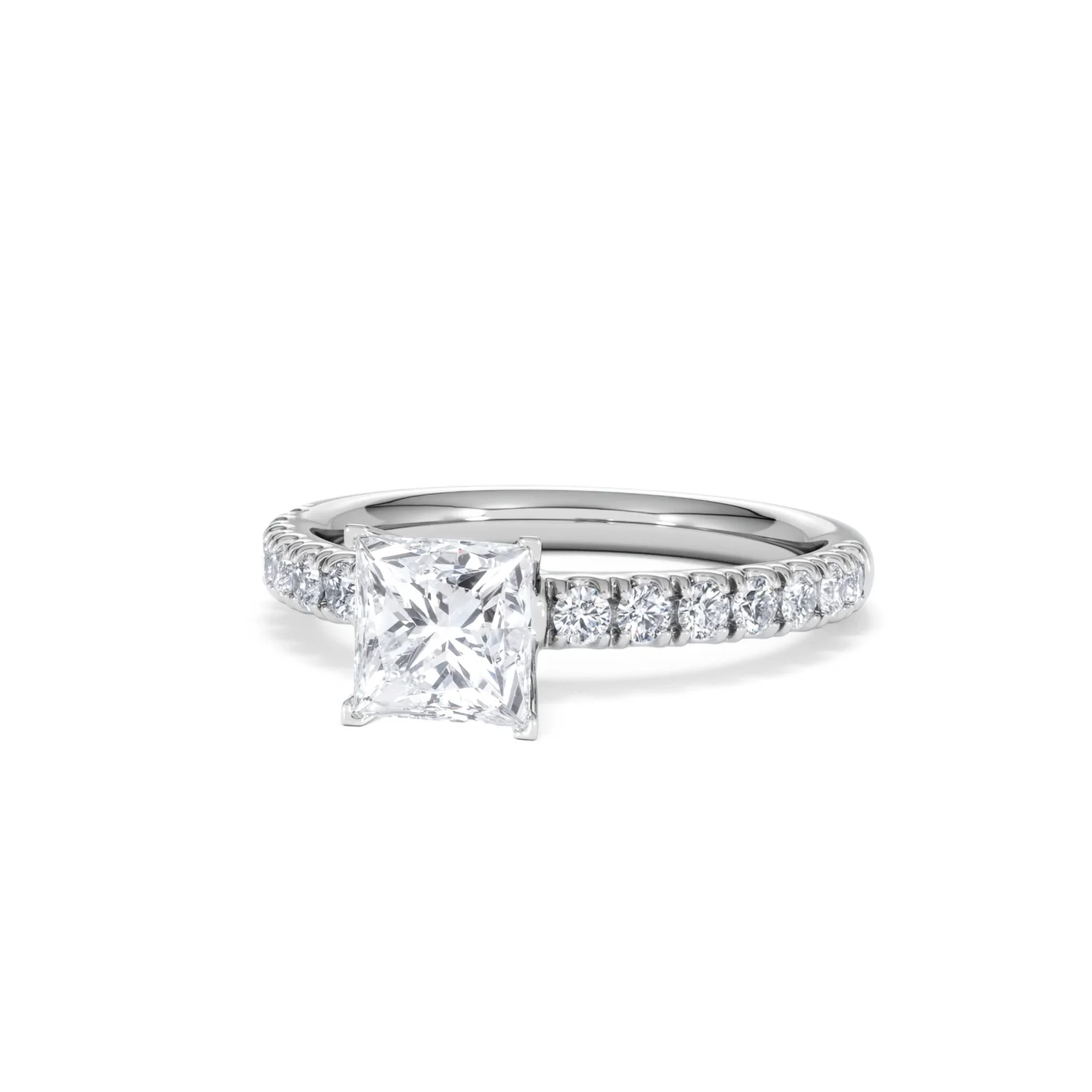 Katerina GIA Princess Diamond Engagement Ring Platinum 1.50ct G/SI2 - Image 88