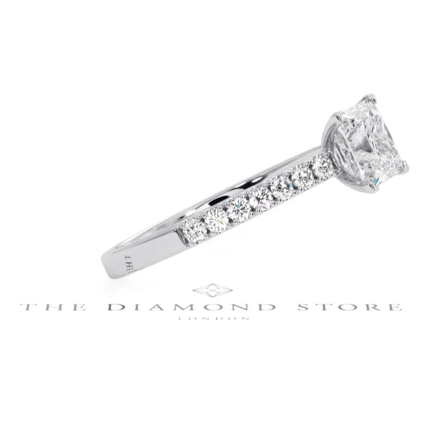 Katerina GIA Princess Diamond Engagement Ring Platinum 1.50ct G/VS1 - Image 102