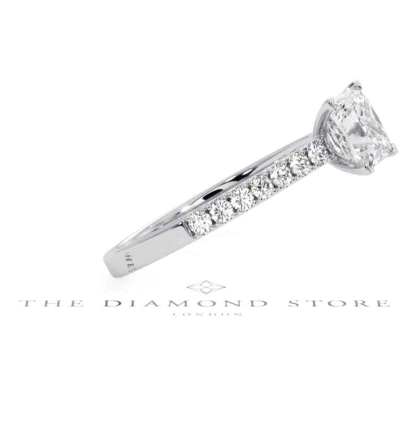 Katerina GIA Princess Diamond Engagement Ring Platinum 1.50ct G/VS1 - Image 103