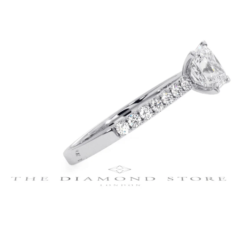 Katerina GIA Princess Diamond Engagement Ring Platinum 1.50ct G/VS1 - Image 104
