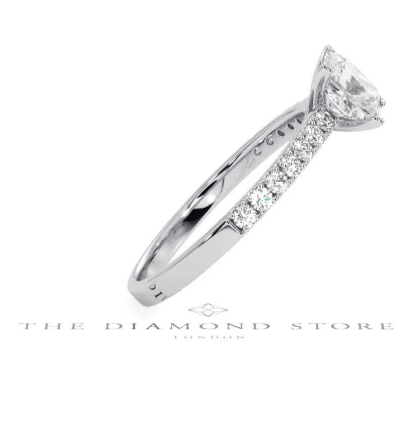 Katerina GIA Princess Diamond Engagement Ring Platinum 1.50ct G/VS1 - Image 107