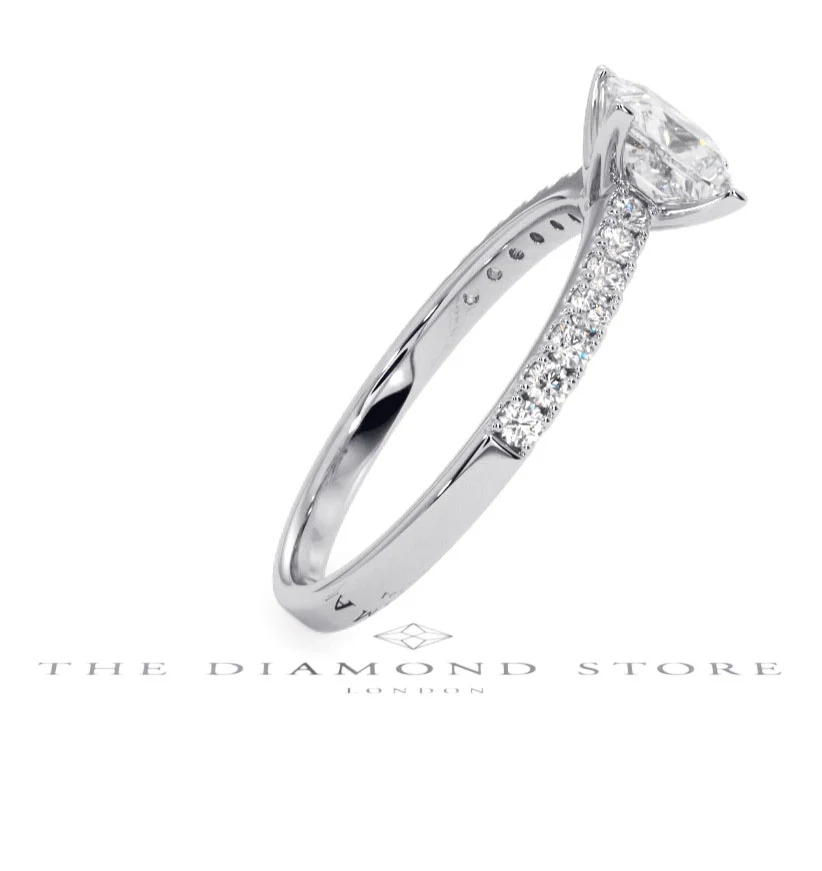 Katerina GIA Princess Diamond Engagement Ring Platinum 1.50ct G/VS1 - Image 109