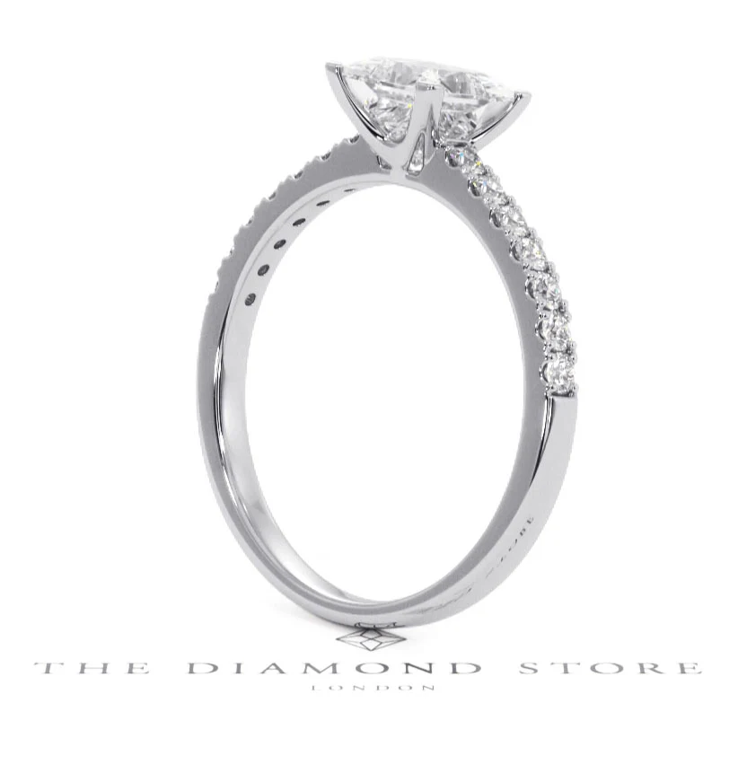 Katerina GIA Princess Diamond Engagement Ring Platinum 1.50ct G/VS1 - Image 118