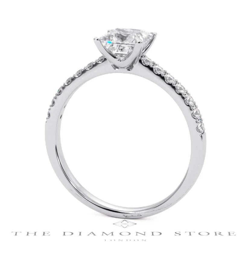 Katerina GIA Princess Diamond Engagement Ring Platinum 1.50ct G/VS1 - Image 124