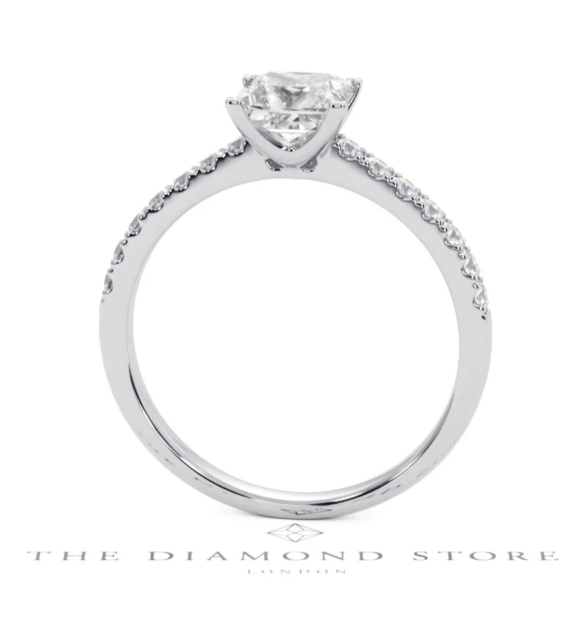 Katerina GIA Princess Diamond Engagement Ring Platinum 1.50ct G/VS1 - Image 126