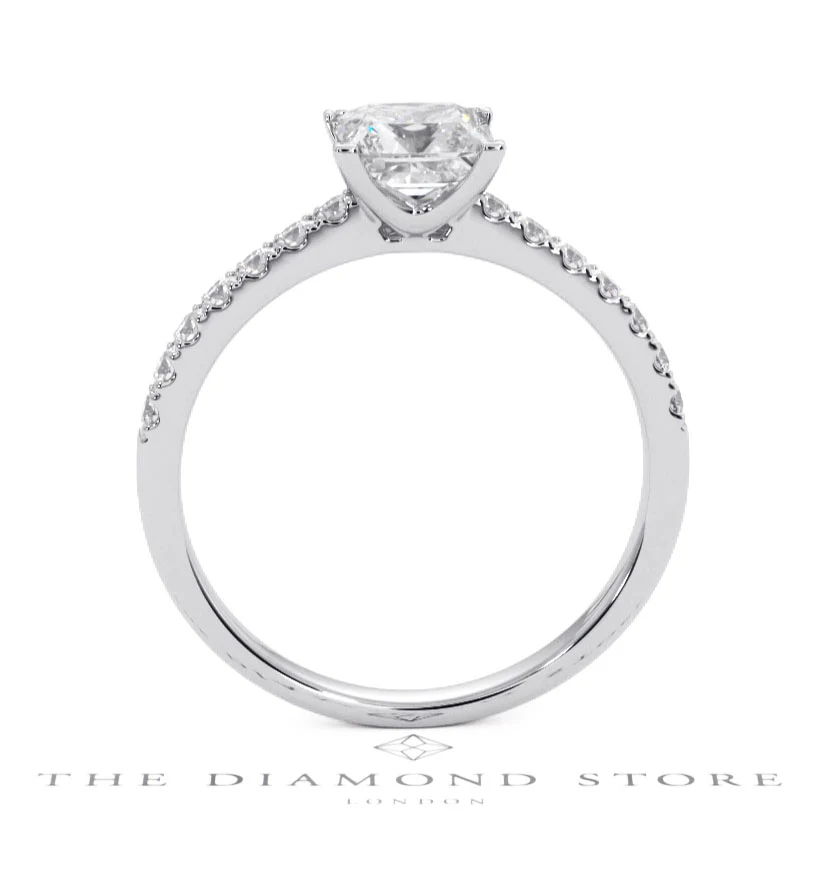 Katerina GIA Princess Diamond Engagement Ring Platinum 1.50ct G/VS1 - Image 129
