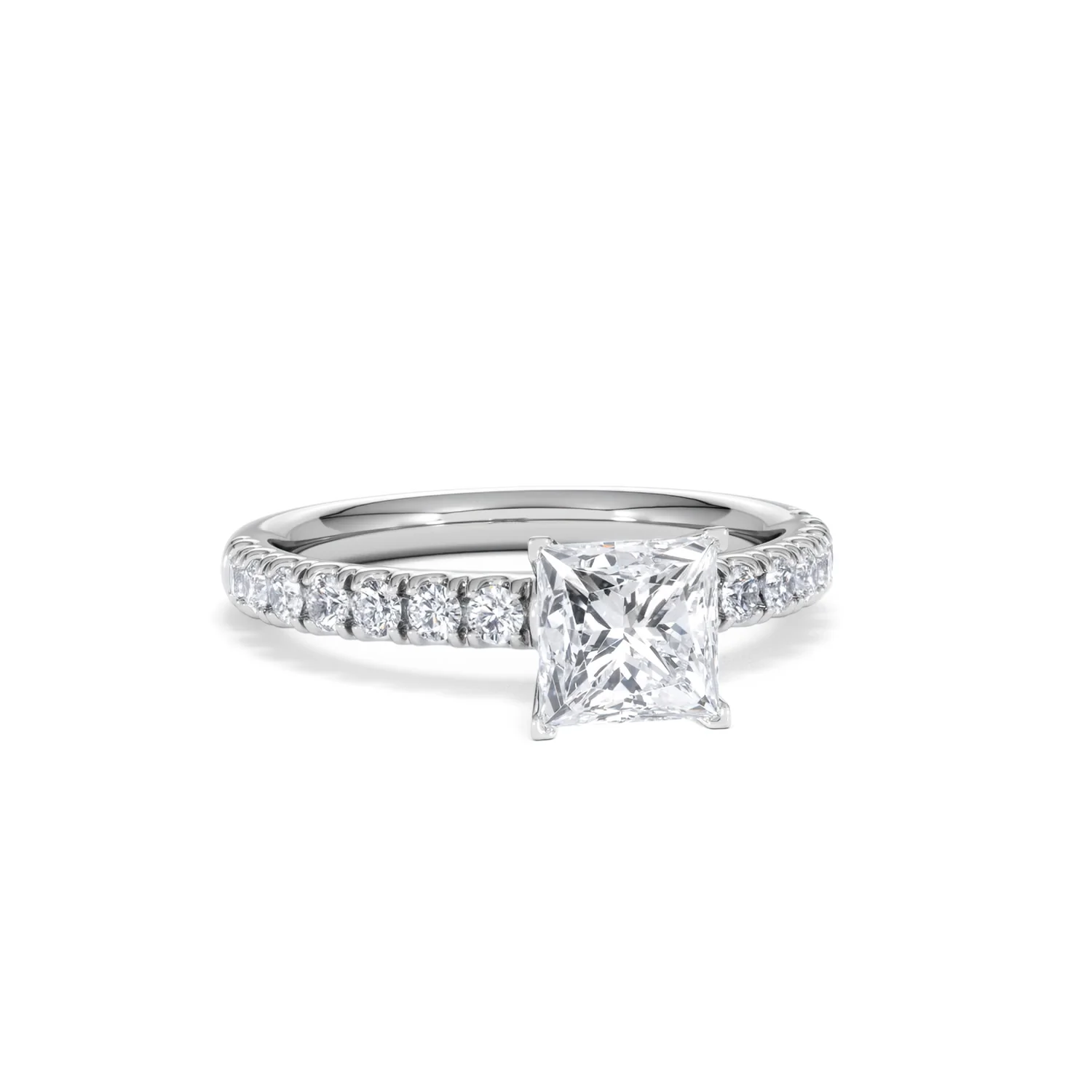 Katerina GIA Princess Diamond Engagement Ring Platinum 1.50ct G/VS1 - Image 15