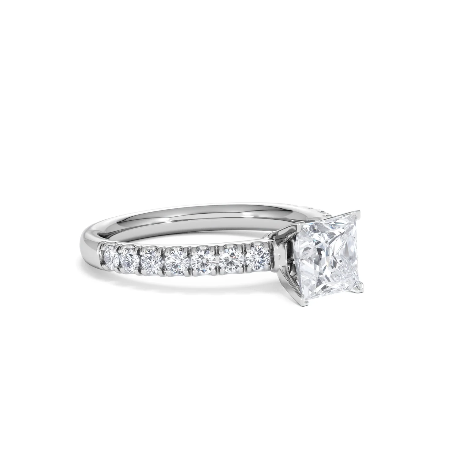Katerina GIA Princess Diamond Engagement Ring Platinum 1.50ct G/VS1 - Image 21