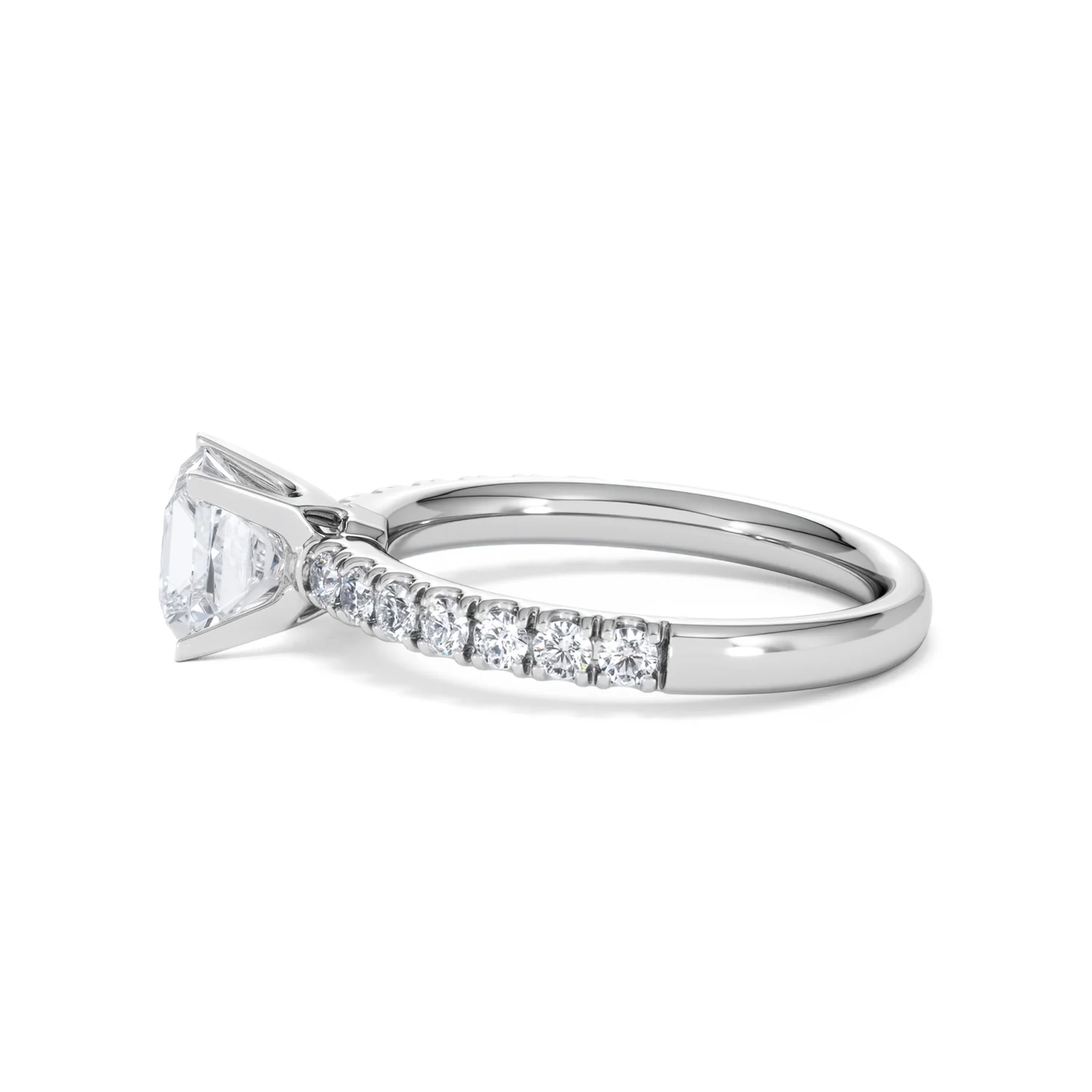 Katerina GIA Princess Diamond Engagement Ring Platinum 1.50ct G/VS1 - Image 72
