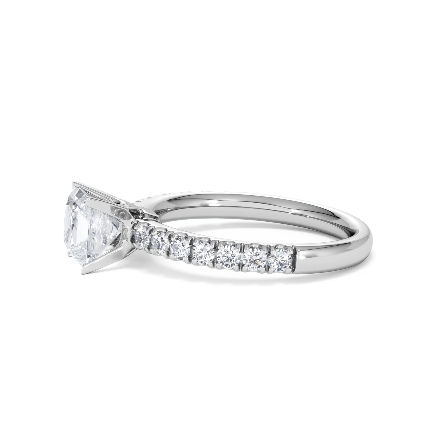Katerina GIA Princess Diamond Engagement Ring Platinum 1.50ct G/VS1 - Image 75