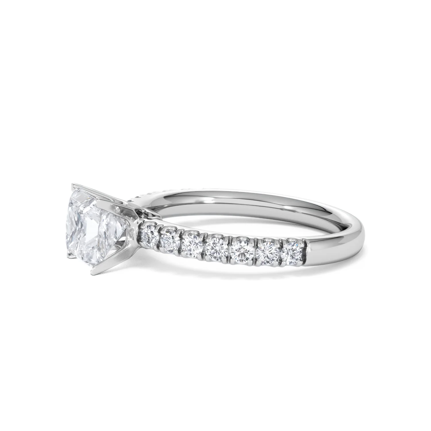 Katerina GIA Princess Diamond Engagement Ring Platinum 1.50ct G/VS1 - Image 77