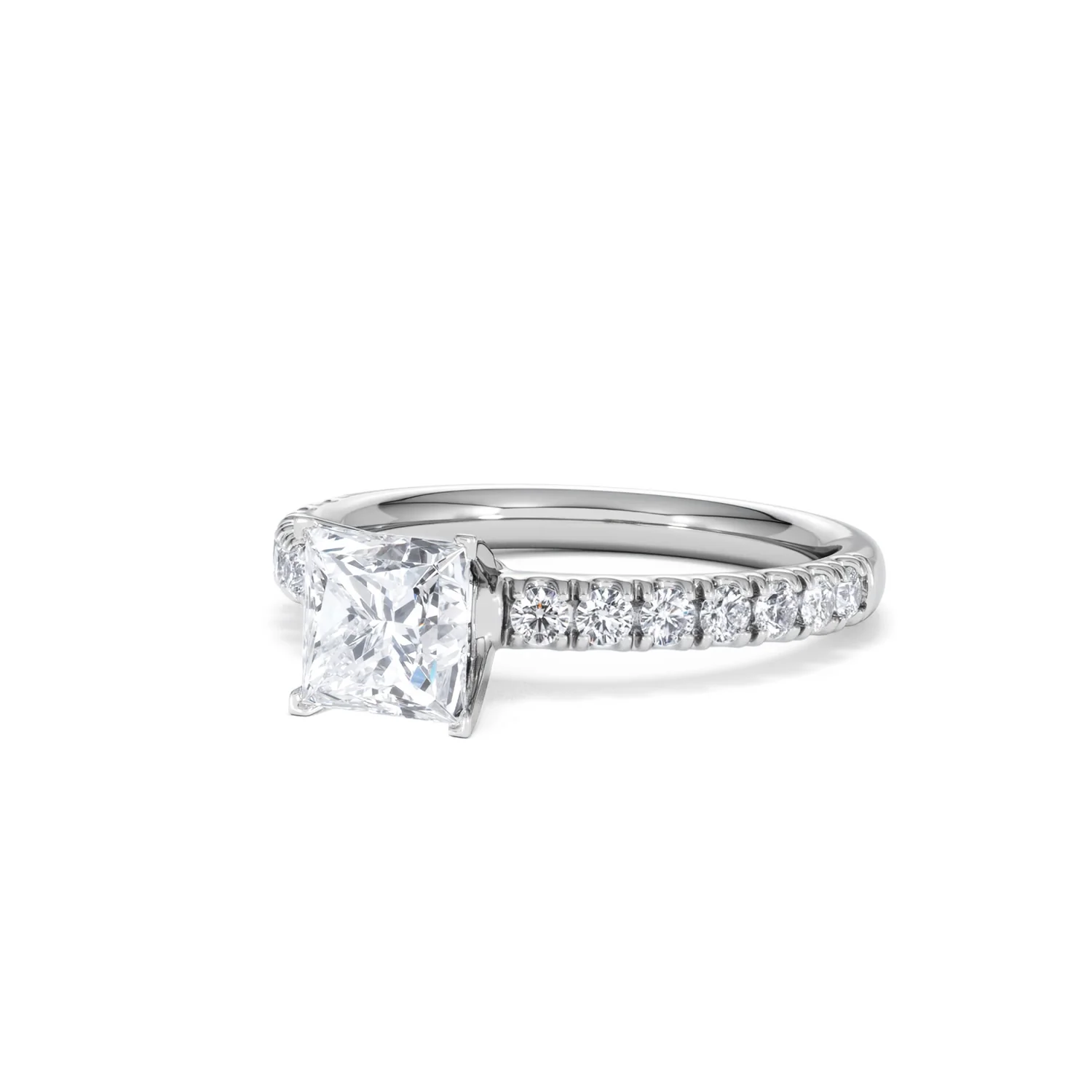 Katerina GIA Princess Diamond Engagement Ring Platinum 1.50ct G/VS1 - Image 86