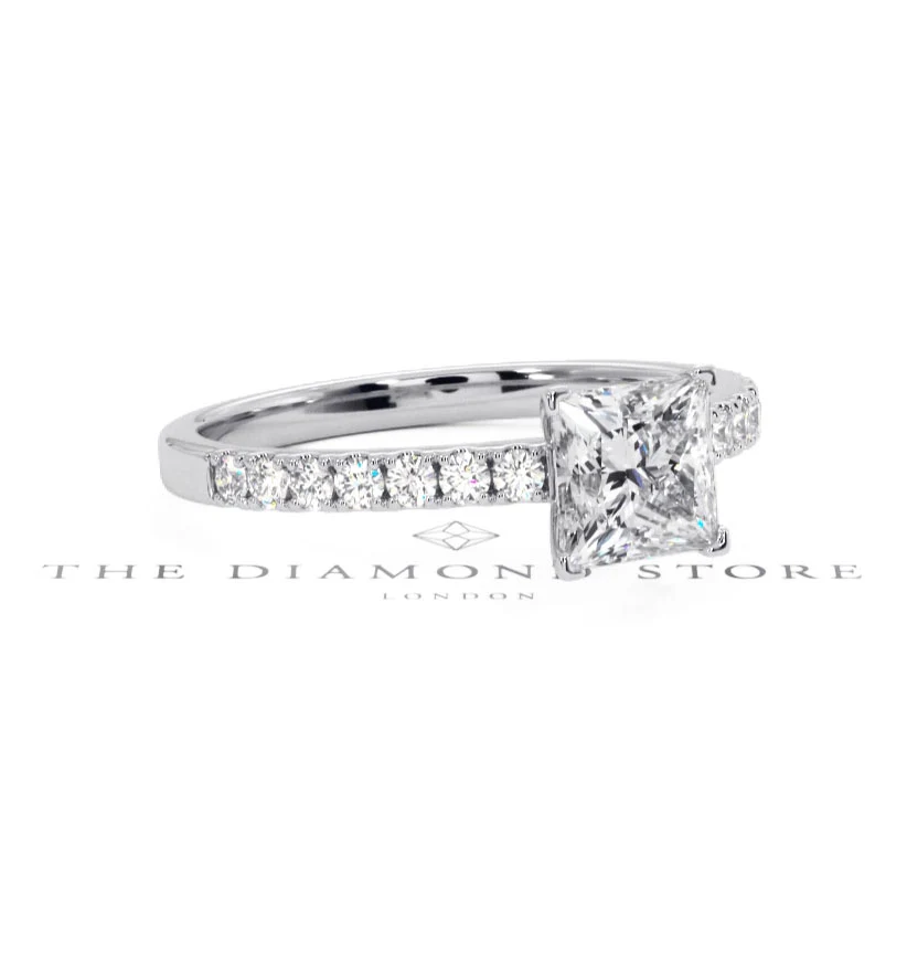 Katerina GIA Princess Diamond Engagement Ring Platinum 1.50ct G/VS1 - Image 94