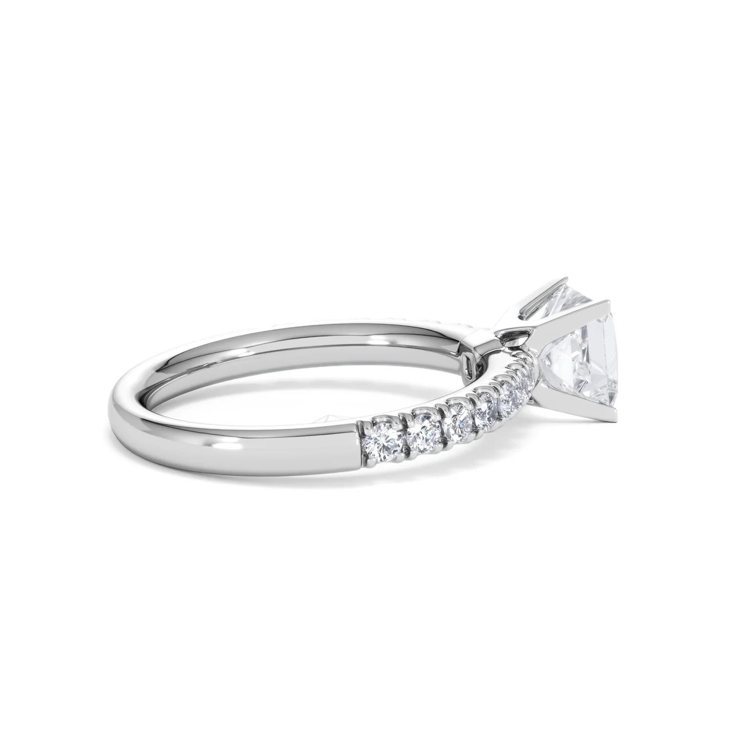 Katerina GIA Princess Diamond Engagement Ring Platinum 1.55ct G/SI2 - Image 32