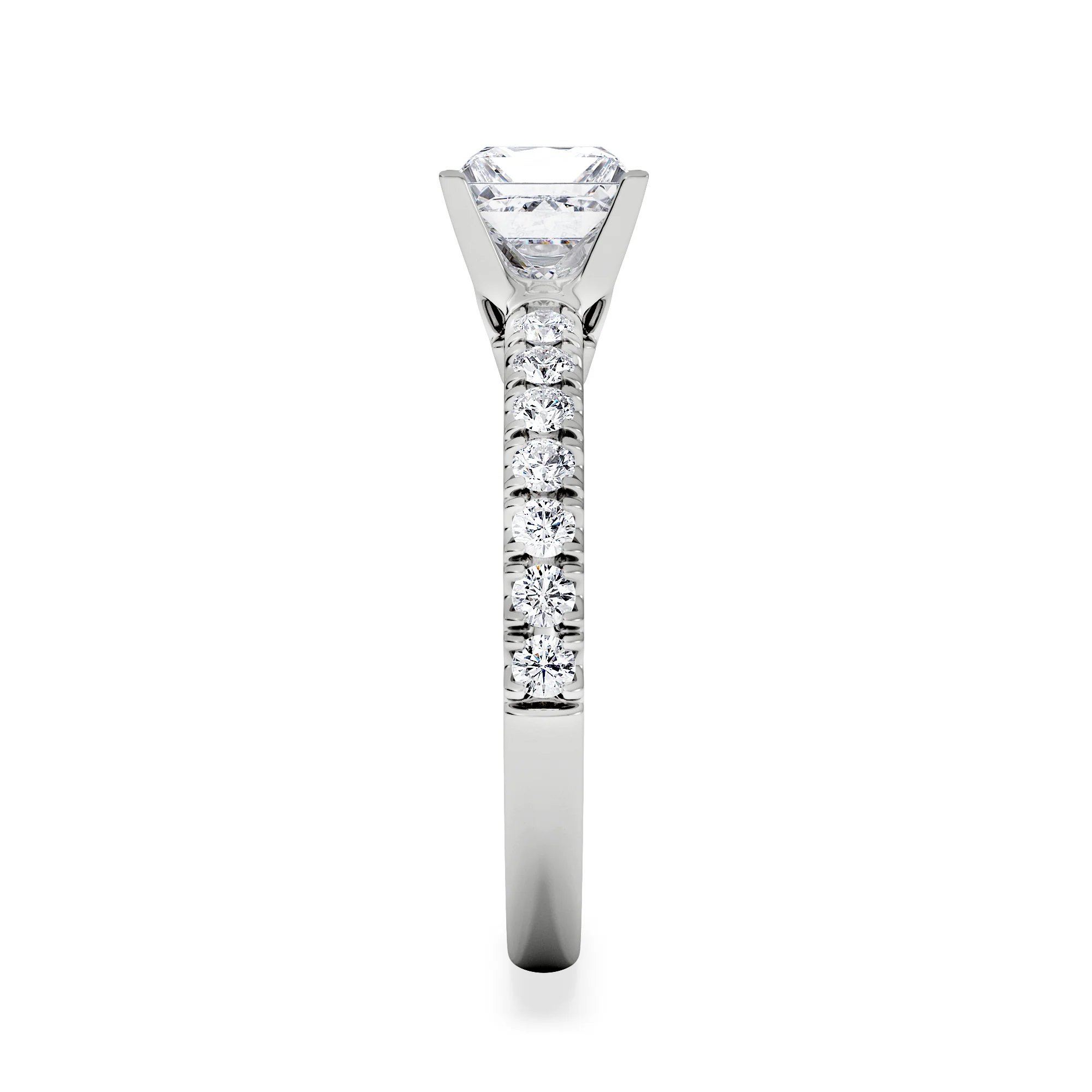 Katerina GIA Princess Diamond Engagement Ring Platinum 1.55ct G/SI2 - Image 5
