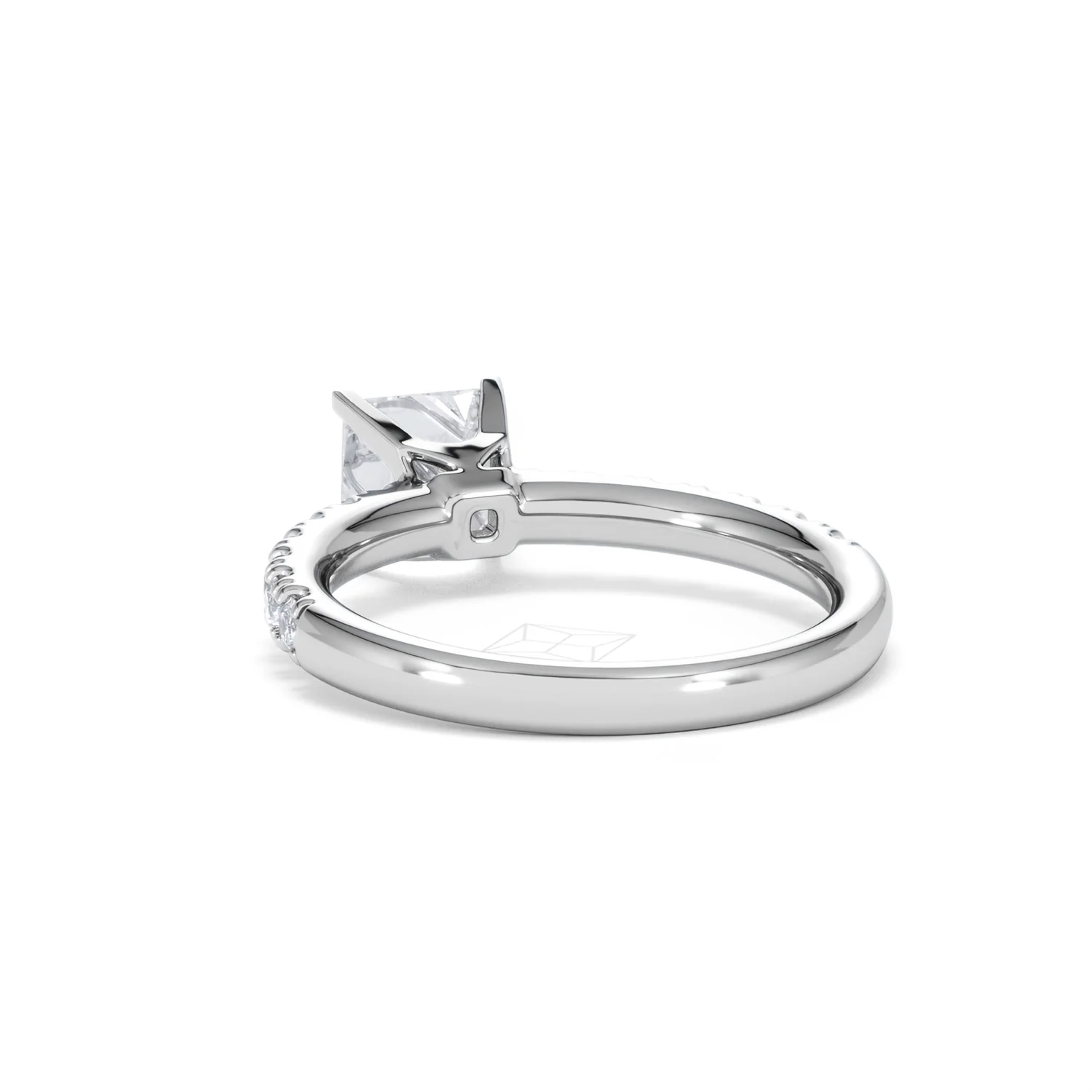 Katerina GIA Princess Diamond Engagement Ring Platinum 1.55ct G/SI2 - Image 53