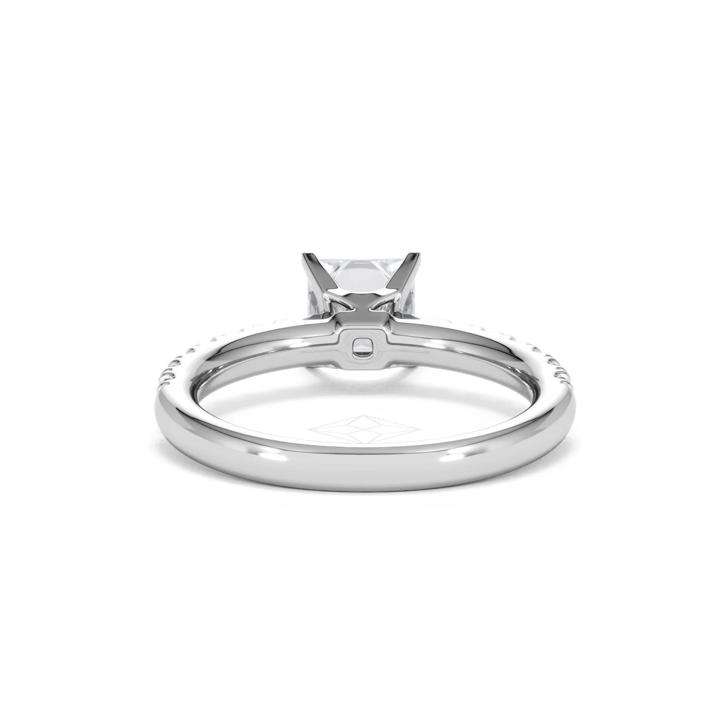 Katerina Lab Princess Diamond Engagement Ring 18KW Gold 1.55ct F/VS1 - Image 48