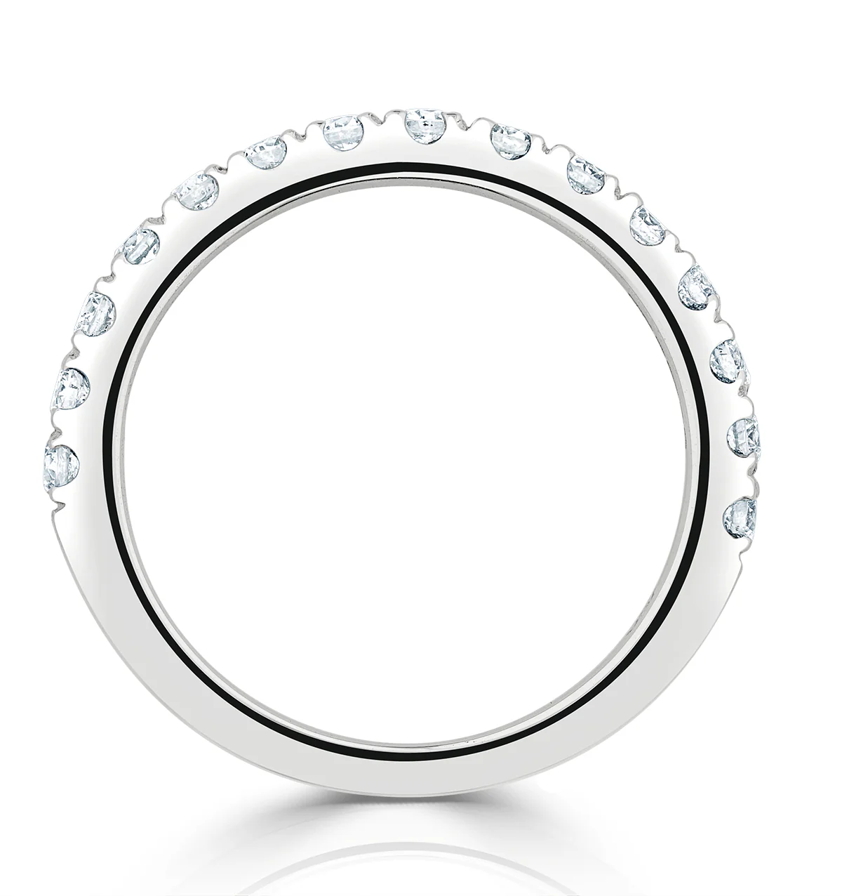 Katerina Matching Wedding Band 0.50ct G/Si Diamond in Platinum - Image 2