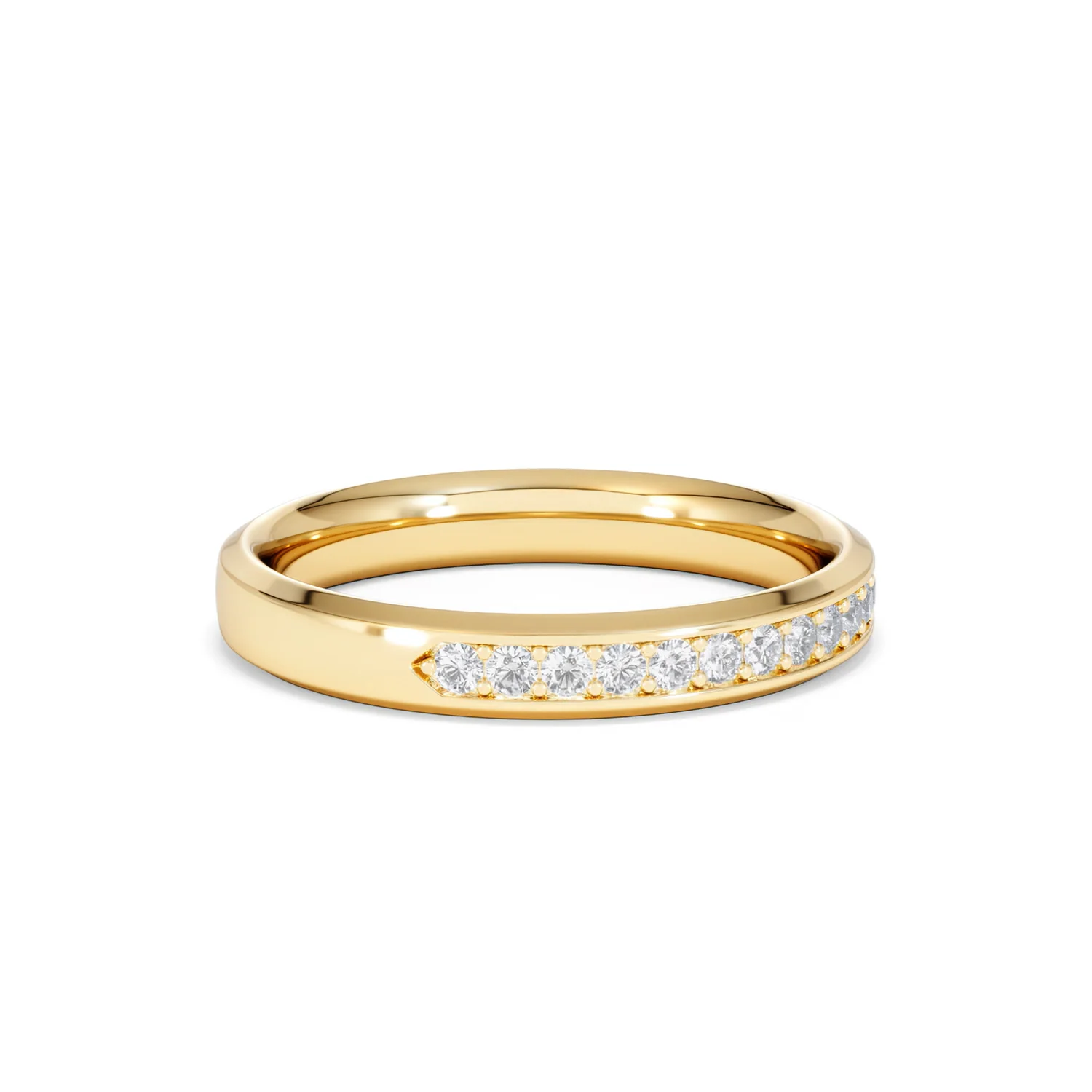 Lab Diamond Heritage Grain 0.30ct H/SI in 18K Gold Vermeil - Image 20