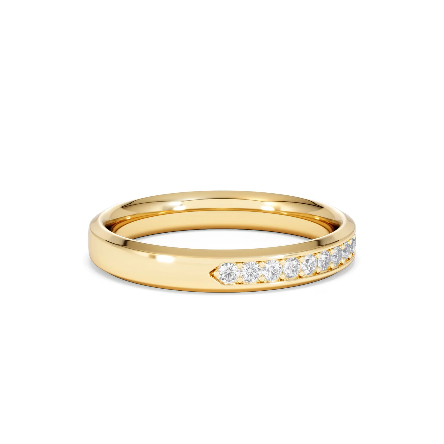 Lab Diamond Heritage Grain 0.30ct H/SI in 18K Gold Vermeil - Image 24
