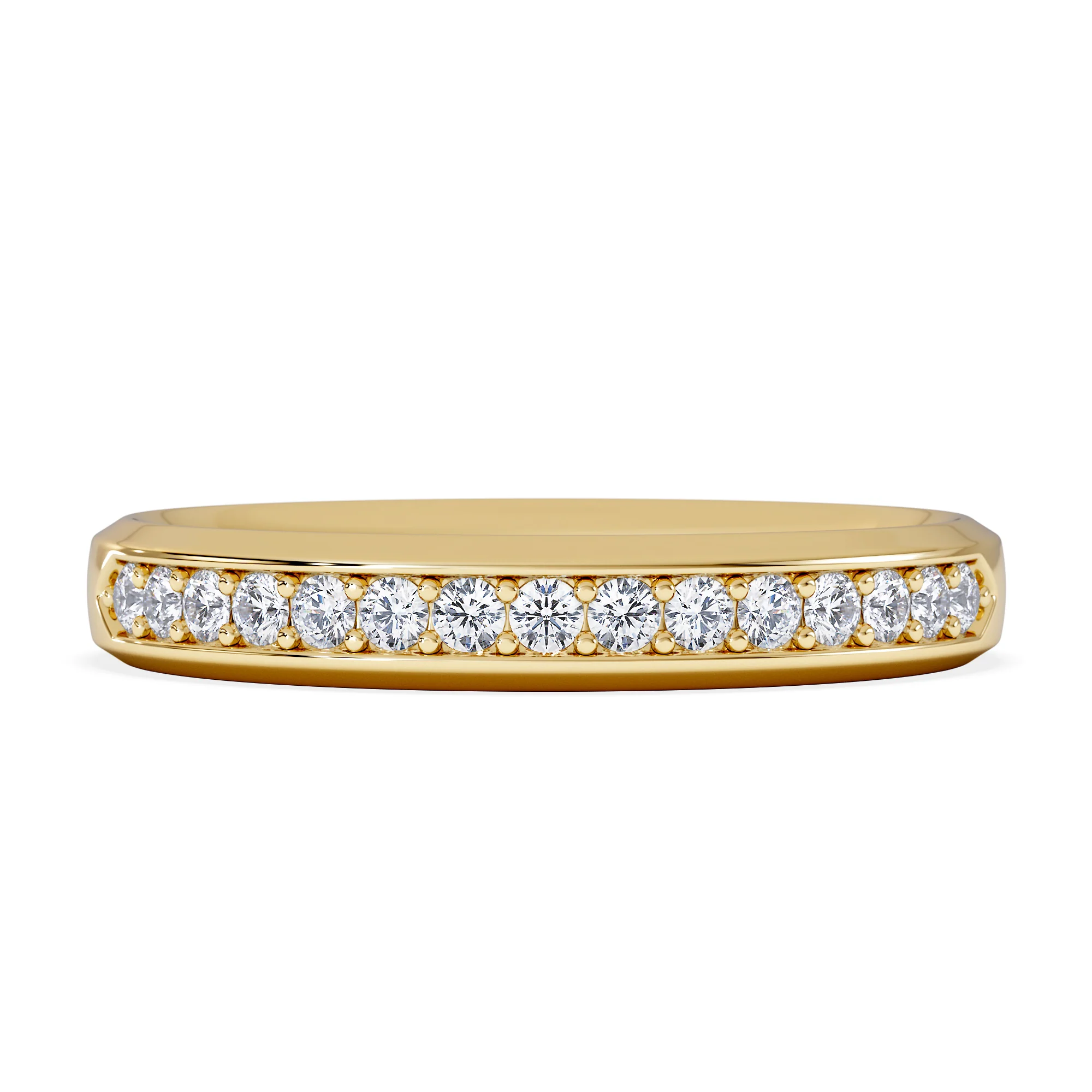 Lab Diamond Heritage Half Eternity Ring 0.30ct H/SI in 9K Gold - Image 6