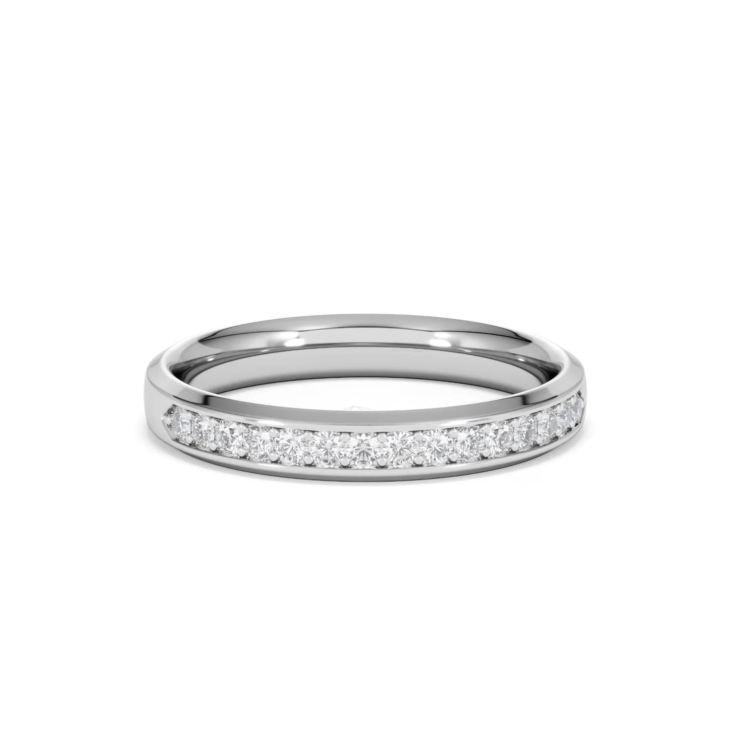Lab Diamond Heritage Half Eternity Ring 0.30ct H/SI in 9K White Gold - Image 12
