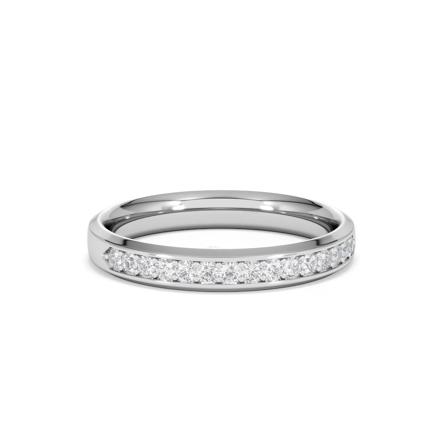 Lab Diamond Heritage Half Eternity Ring 0.30ct H/SI in 9K White Gold - Image 13