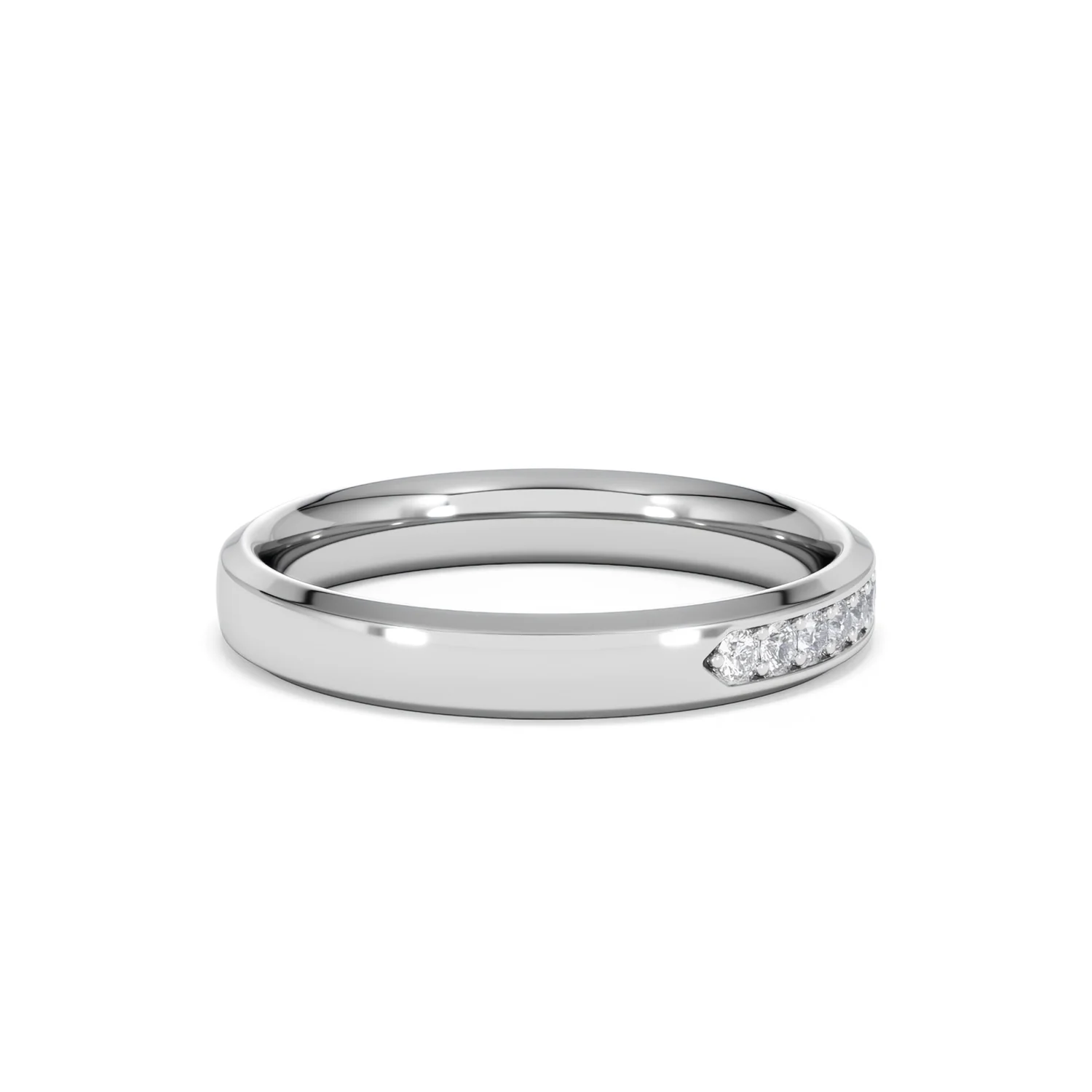 Lab Diamond Heritage Half Eternity Ring 0.30ct H/SI in 9K White Gold - Image 32