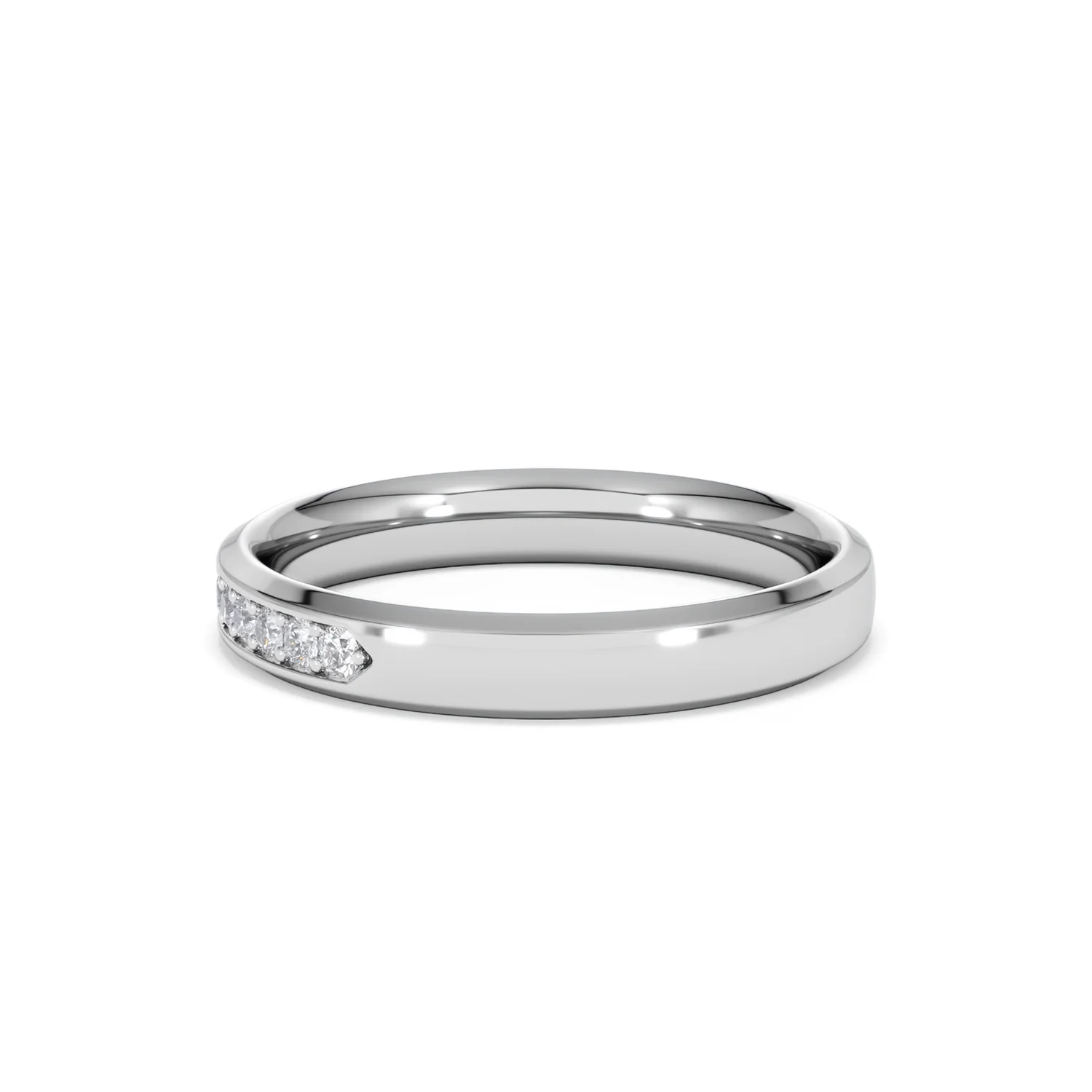 Lab Diamond Heritage Half Eternity Ring 0.30ct H/SI in 9K White Gold - Image 67
