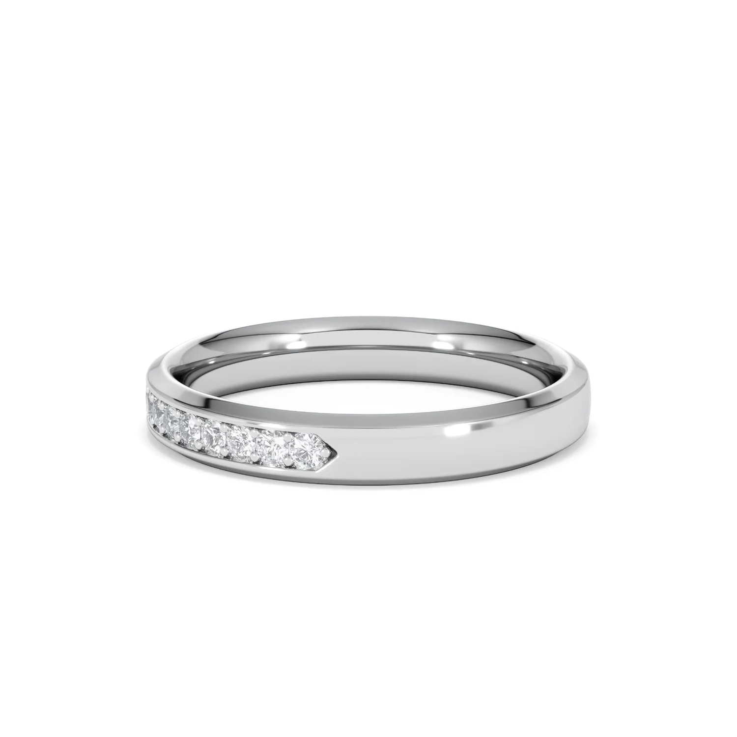 Lab Diamond Heritage Half Eternity Ring 0.30ct H/SI in 9K White Gold - Image 72