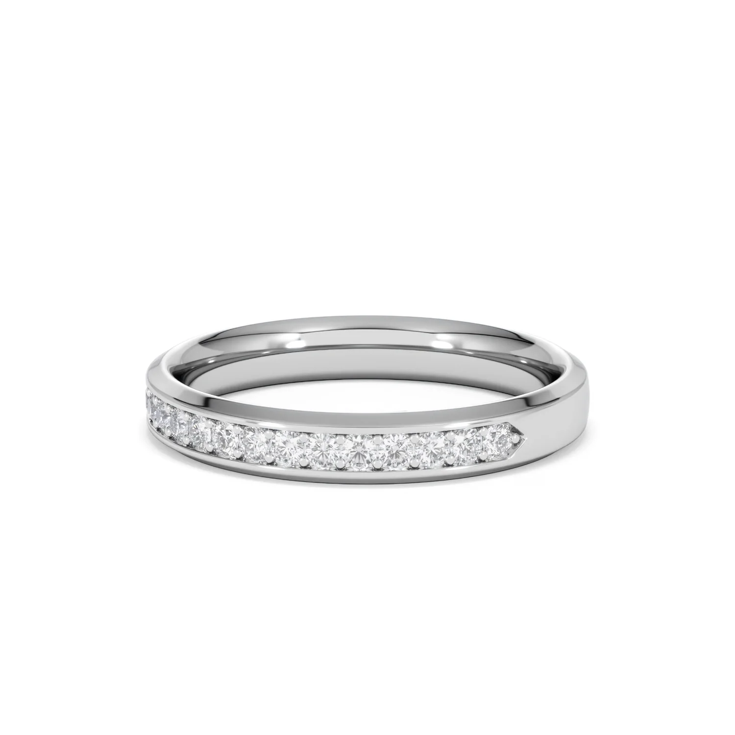 Lab Diamond Heritage Half Eternity Ring 0.30ct H/SI in 9K White Gold - Image 83