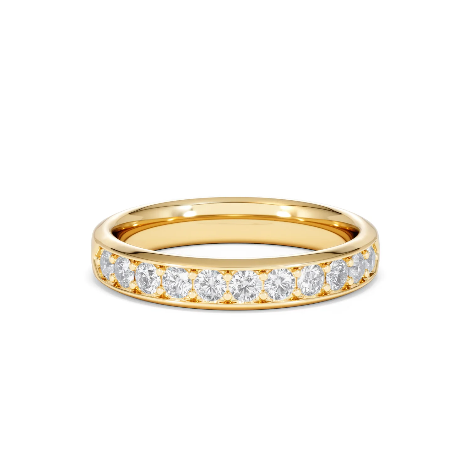 Lab Diamond Heritage Grain 0.50ct H/SI in 18K Gold Vermeil - Image 10