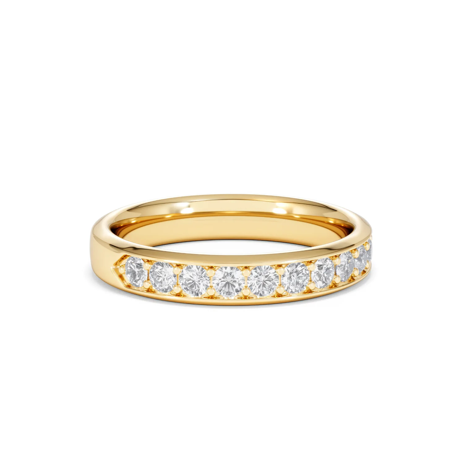 Lab Diamond Heritage Grain 0.50ct H/SI in 18K Gold Vermeil - Image 15