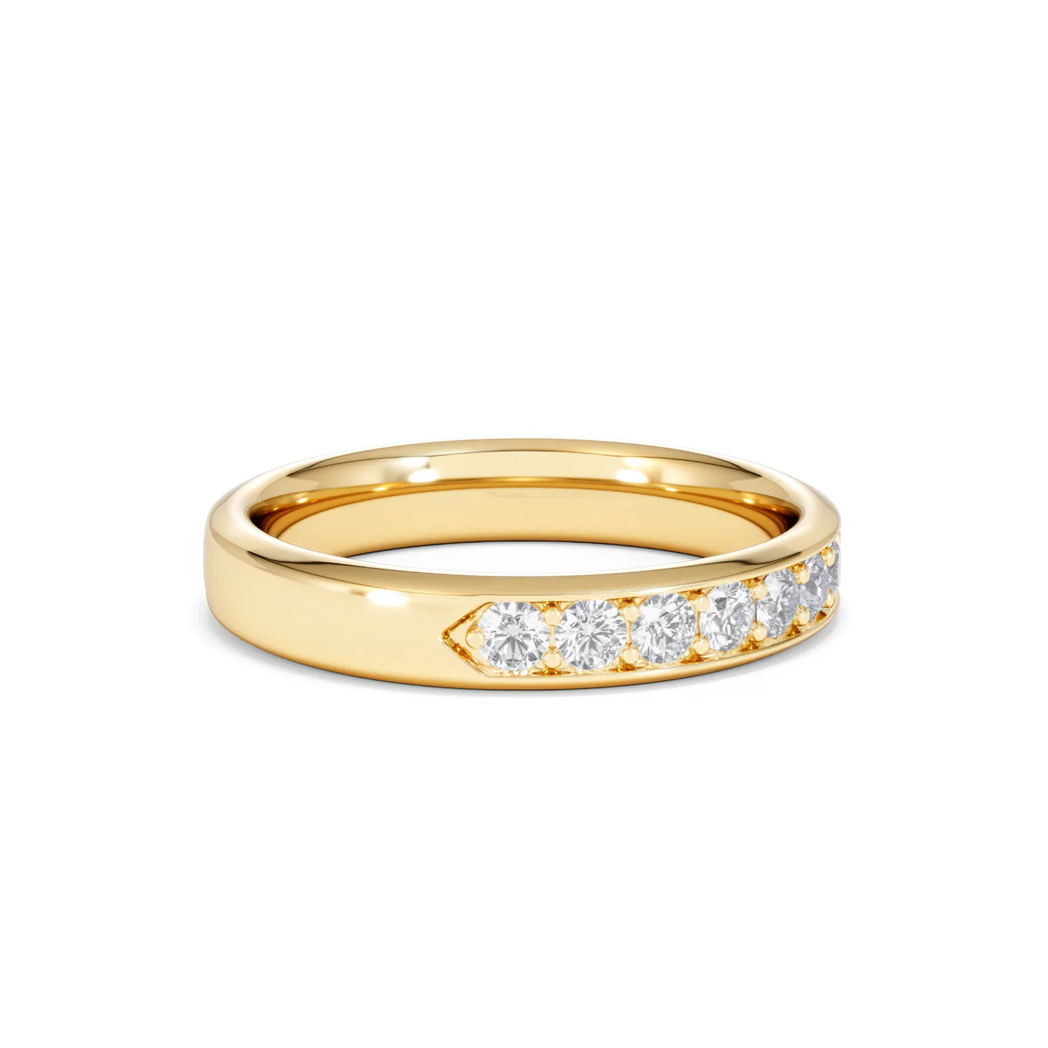 Lab Diamond Heritage Grain 0.50ct H/SI in 18K Gold Vermeil - Image 24