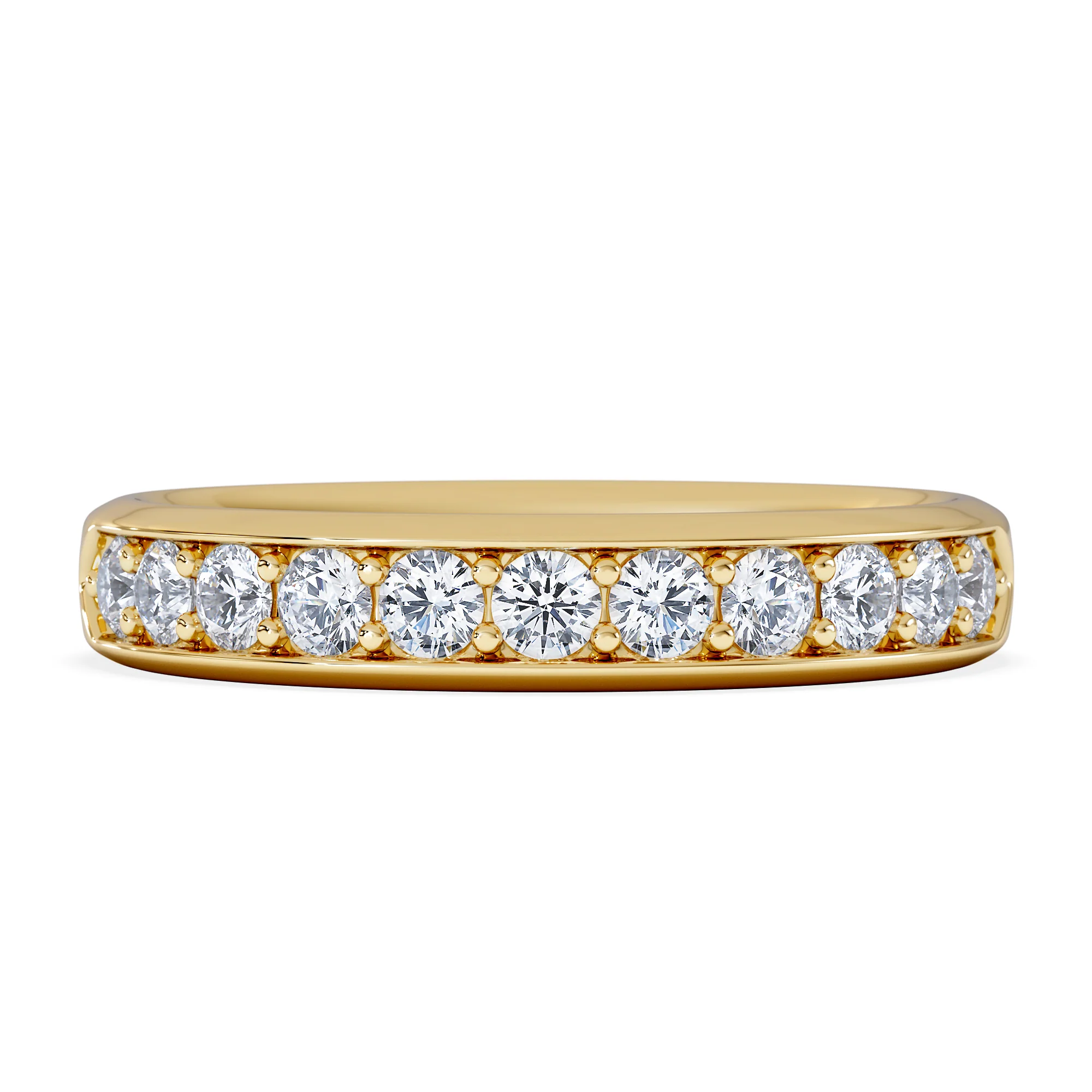 Lab Diamond Heritage Grain 0.50ct H/SI in 18K Gold Vermeil - Image 6