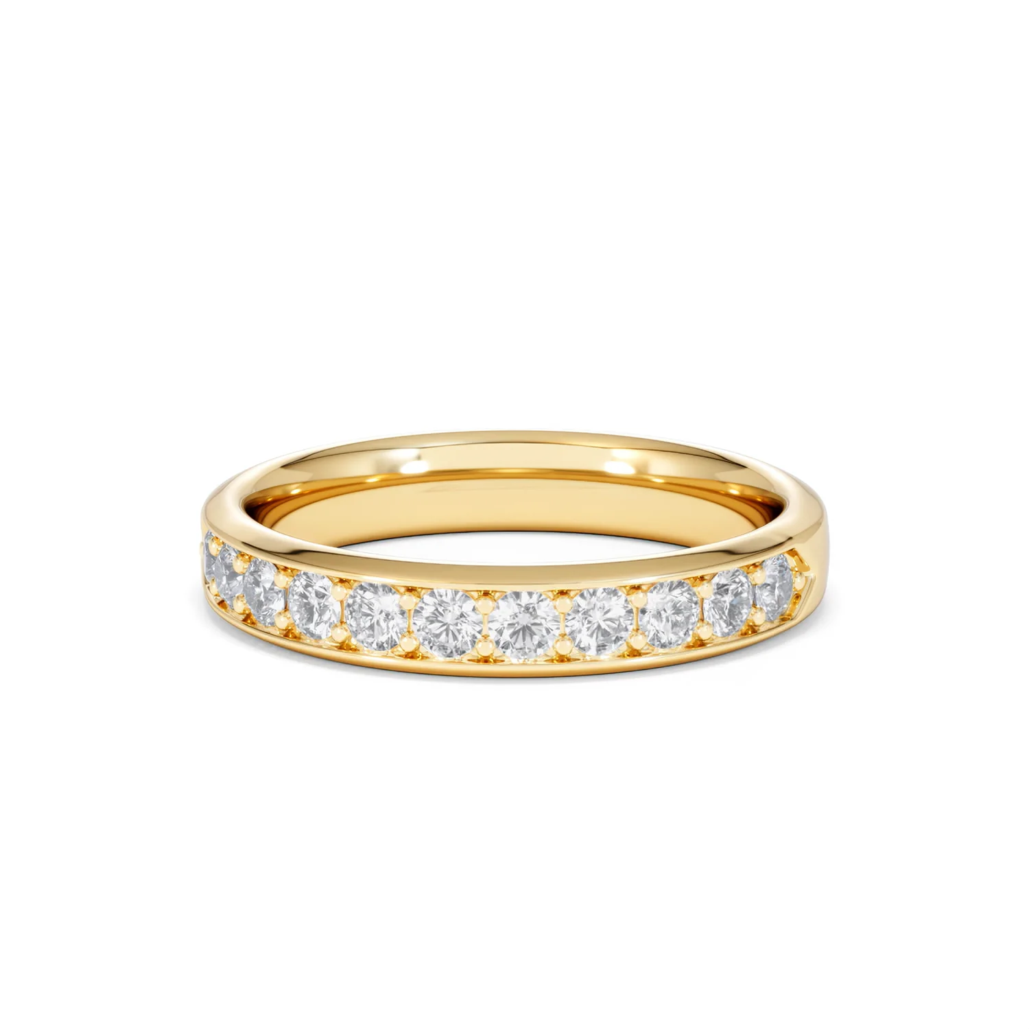 Lab Diamond Heritage Grain 0.50ct H/SI in 18K Gold Vermeil - Image 86