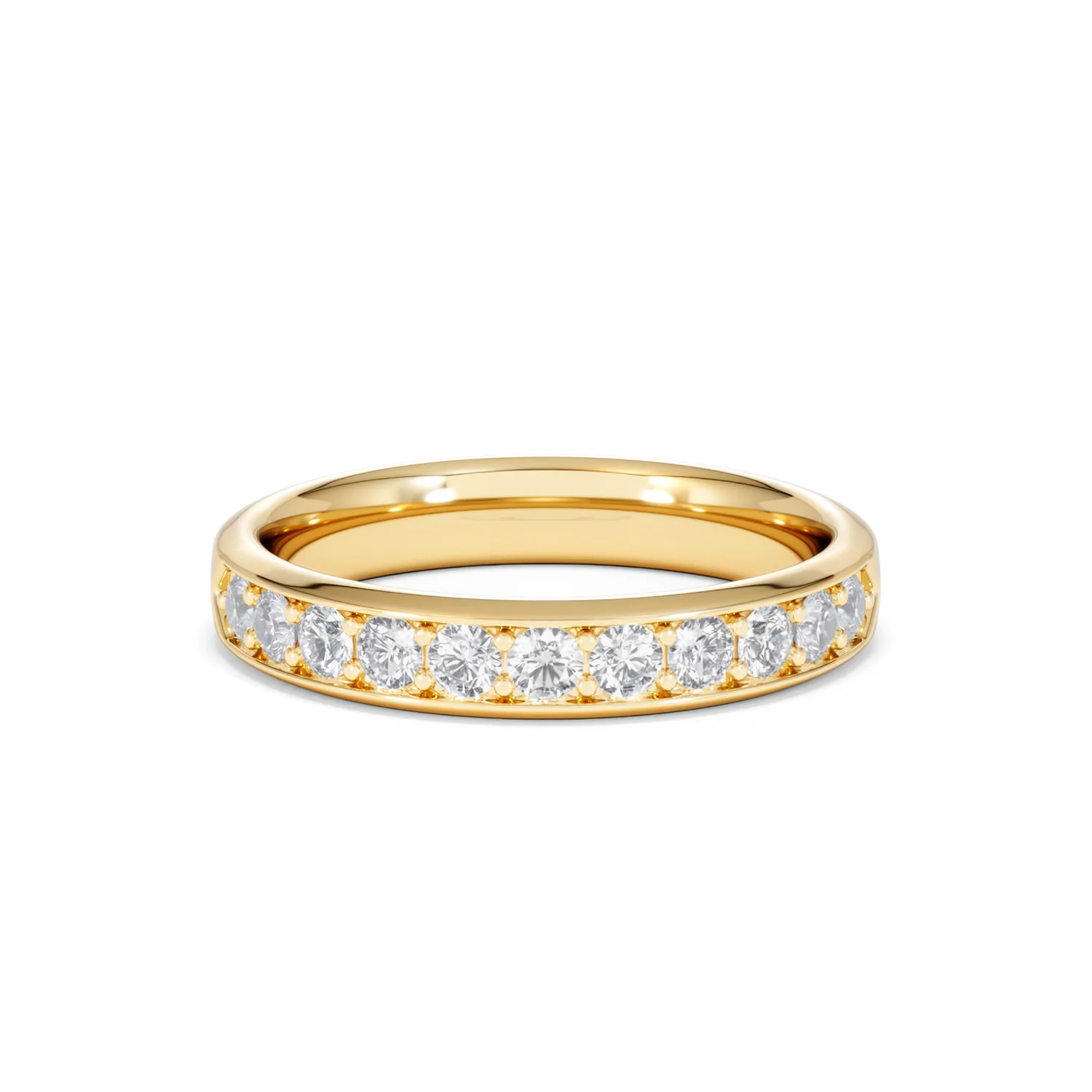 Lab Diamond Heritage Grain 0.50ct H/SI in 18K Gold Vermeil - Image 9
