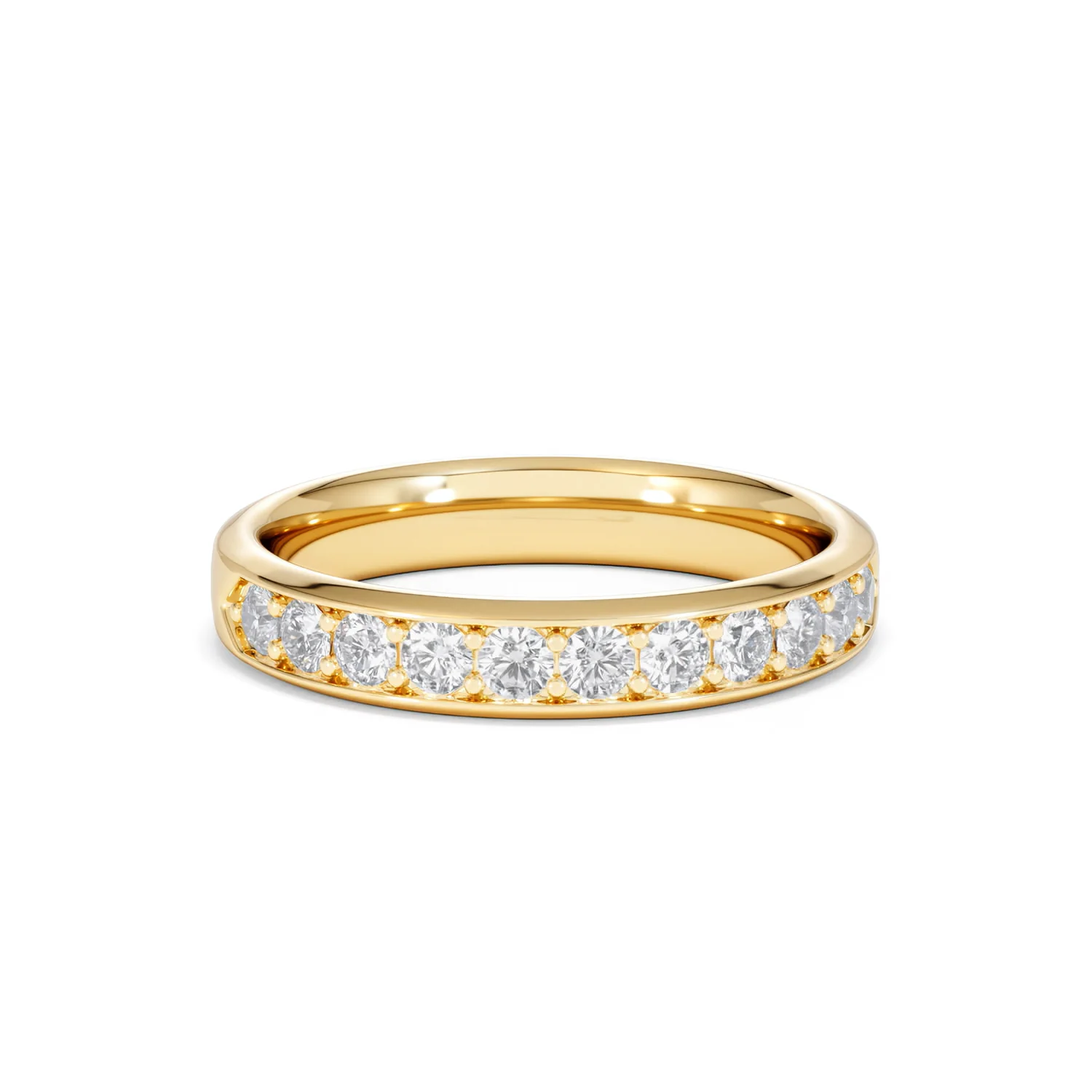 Lab Diamond Heritage Half Eternity Ring 0.50ct H/SI in 9K Gold - Image 13