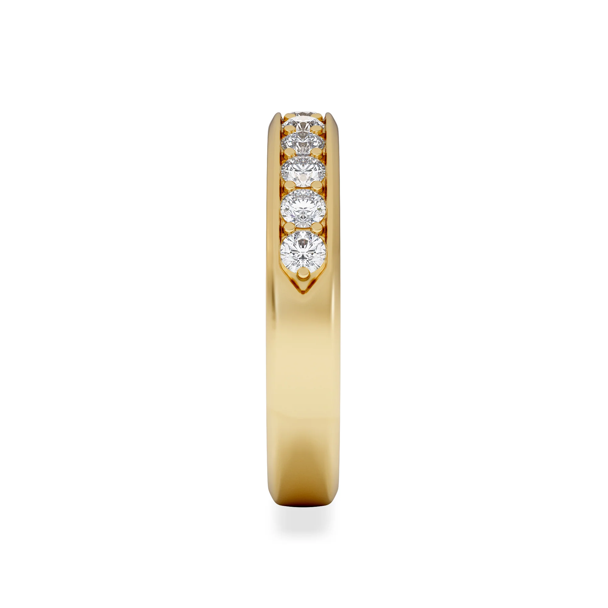 Lab Diamond Heritage Half Eternity Ring 0.50ct H/SI in 9K Gold - Image 3