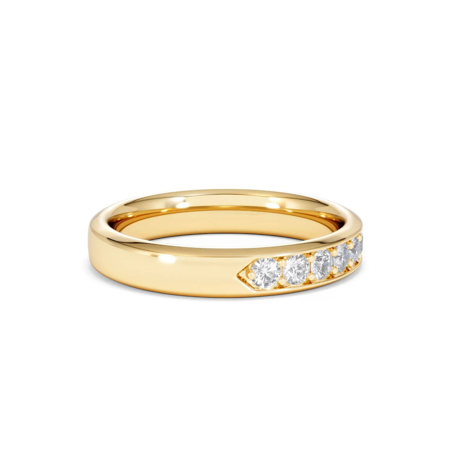 Lab Diamond Heritage Half Eternity Ring 0.50ct H/SI in 9K Gold - Image 30