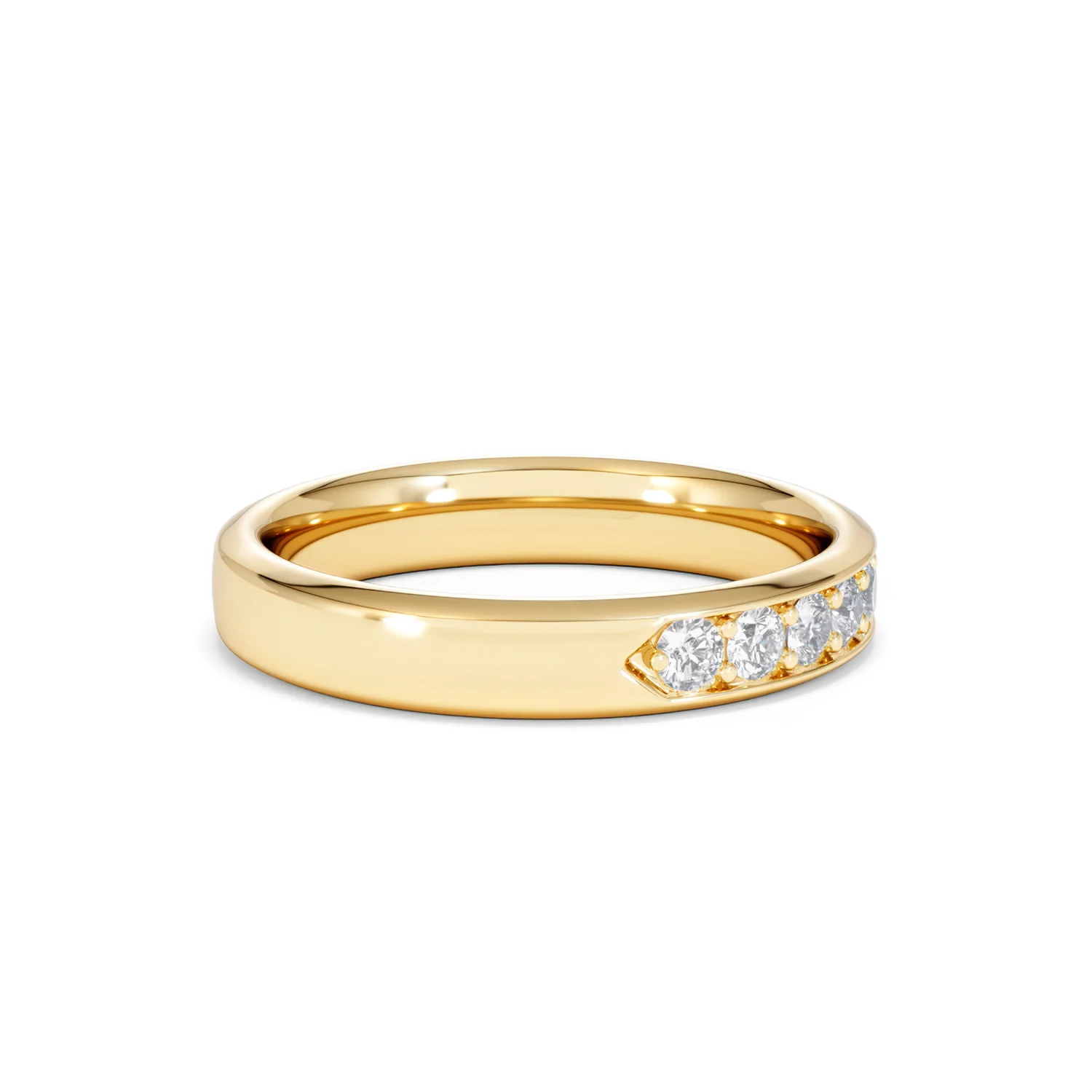 Lab Diamond Heritage Half Eternity Ring 0.50ct H/SI in 9K Gold - Image 32