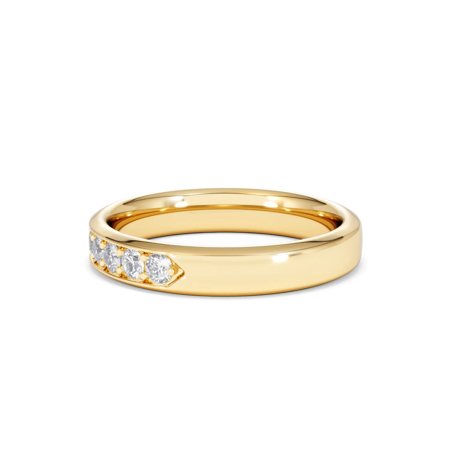 Lab Diamond Heritage Half Eternity Ring 0.50ct H/SI in 9K Gold - Image 69