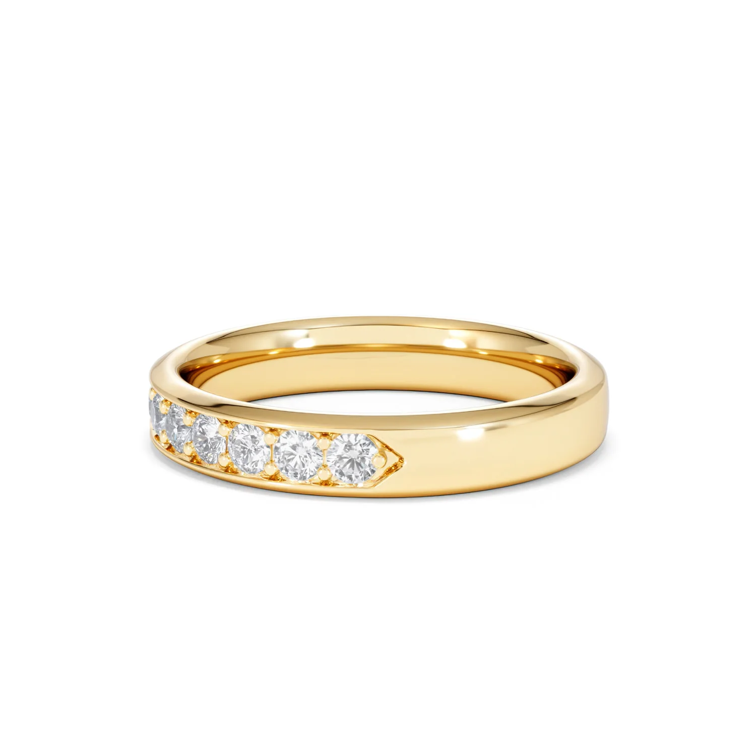 Lab Diamond Heritage Half Eternity Ring 0.50ct H/SI in 9K Gold - Image 74
